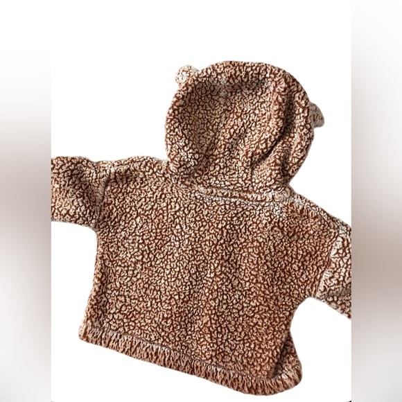 2/15$•Fuzzy button up jacket with animal ears • Baby clothing • 12-18 months old - Picture 2 of 5